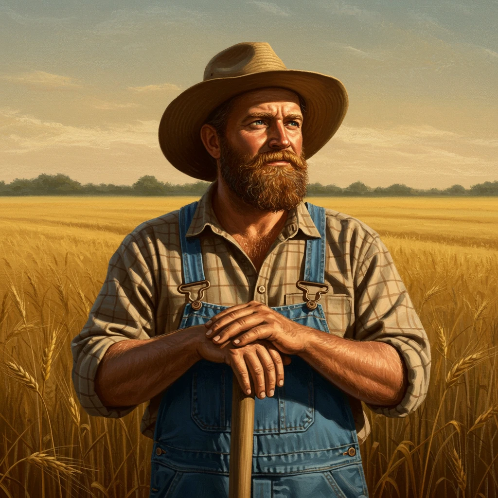 Farmer criado no Craiyon