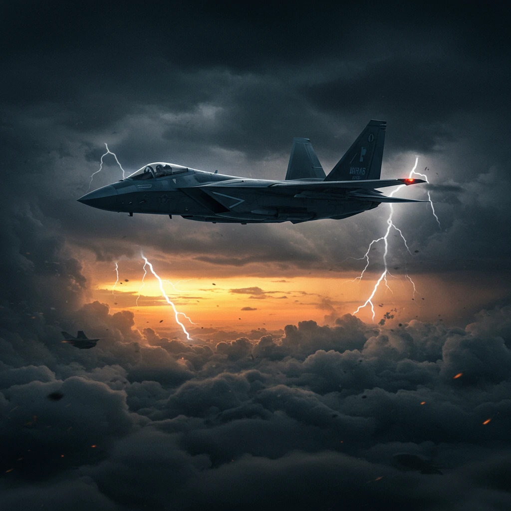 Fighter jet creado en Craiyon