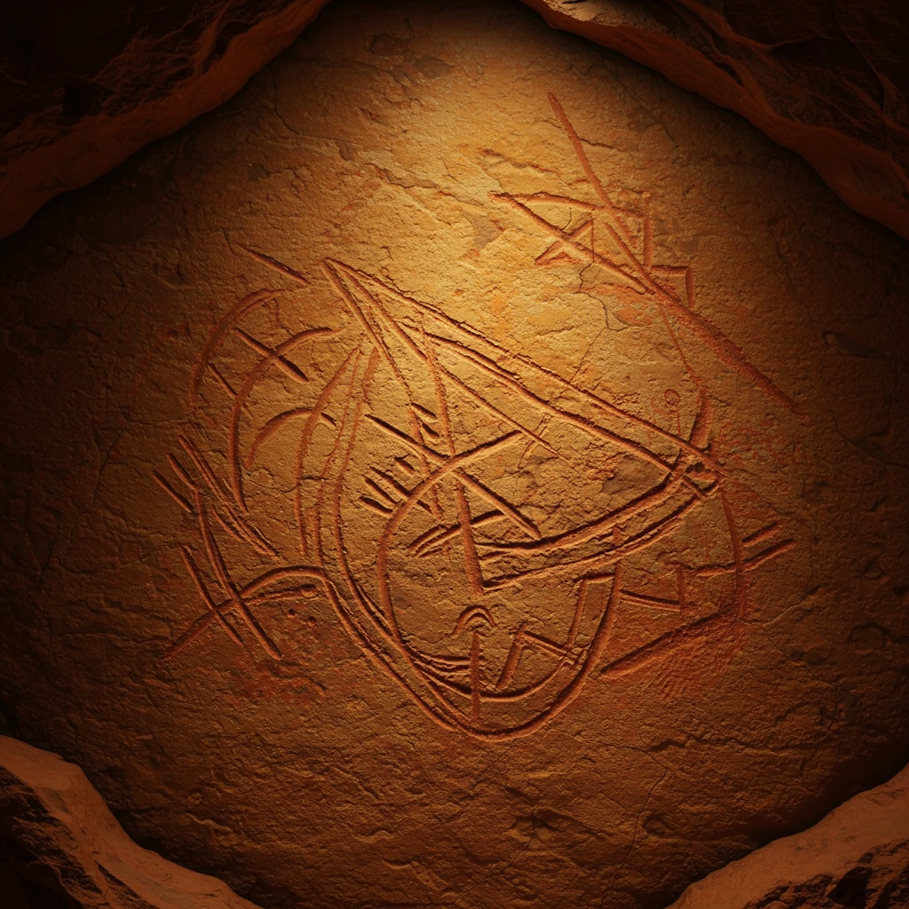 Cave art creado en Craiyon