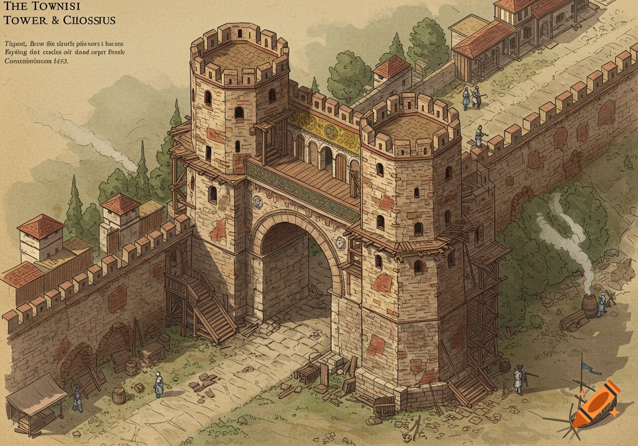 City Gates From Game of Thrones created on Craiyon, image size:1280x896