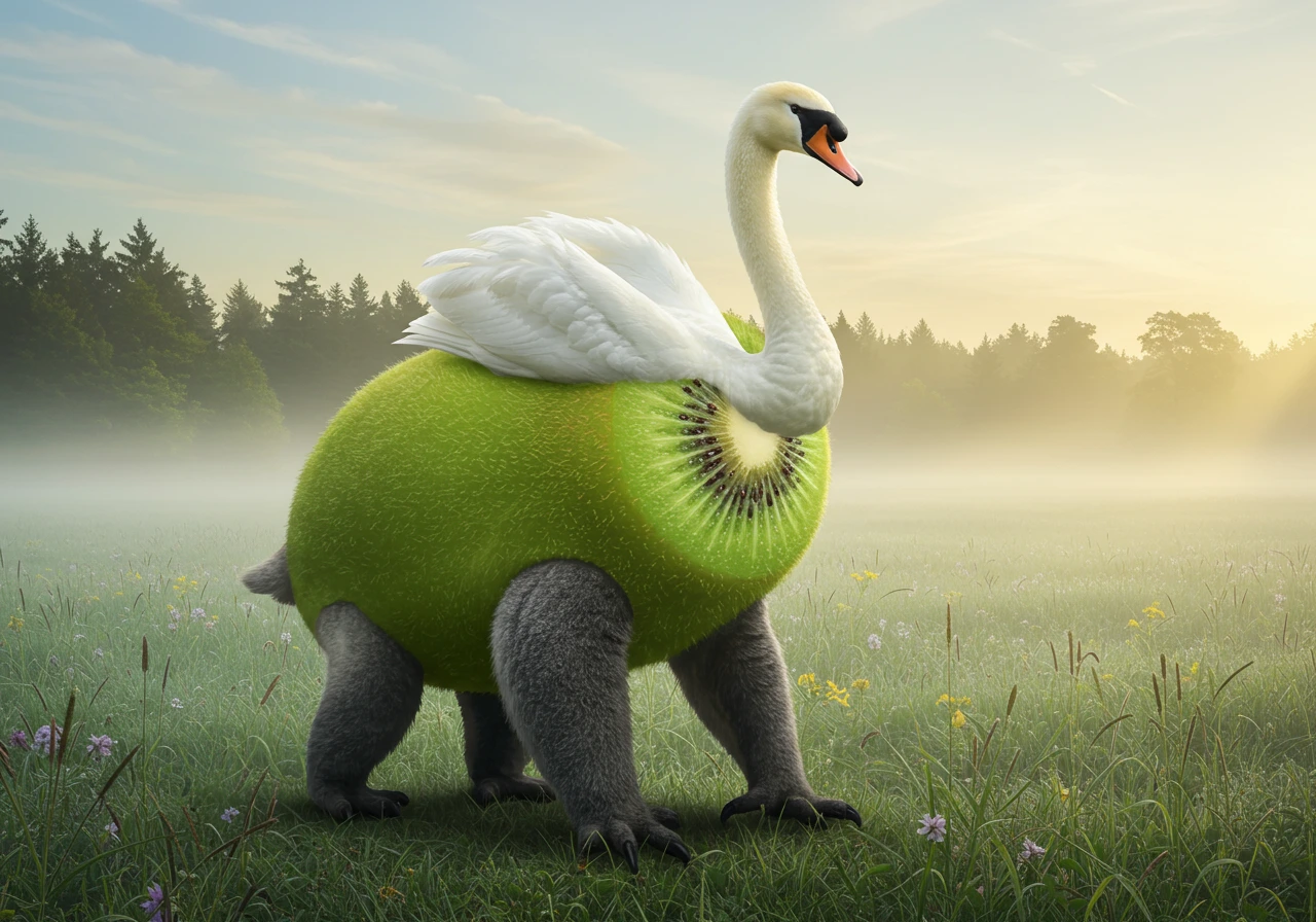 Hybrid animals criado no Craiyon