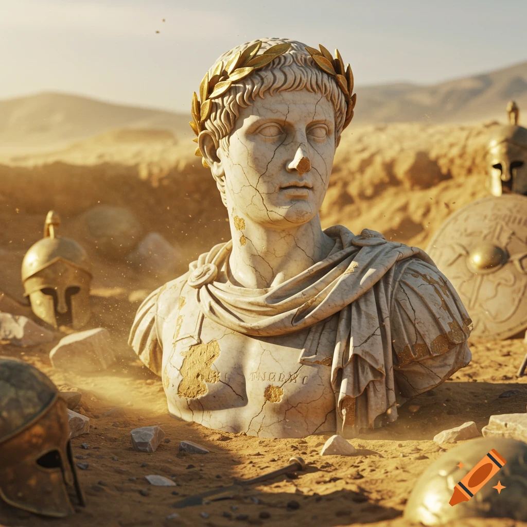 Portrait of Brutus from Julius Caesar play on Craiyon, image size:1024x1024