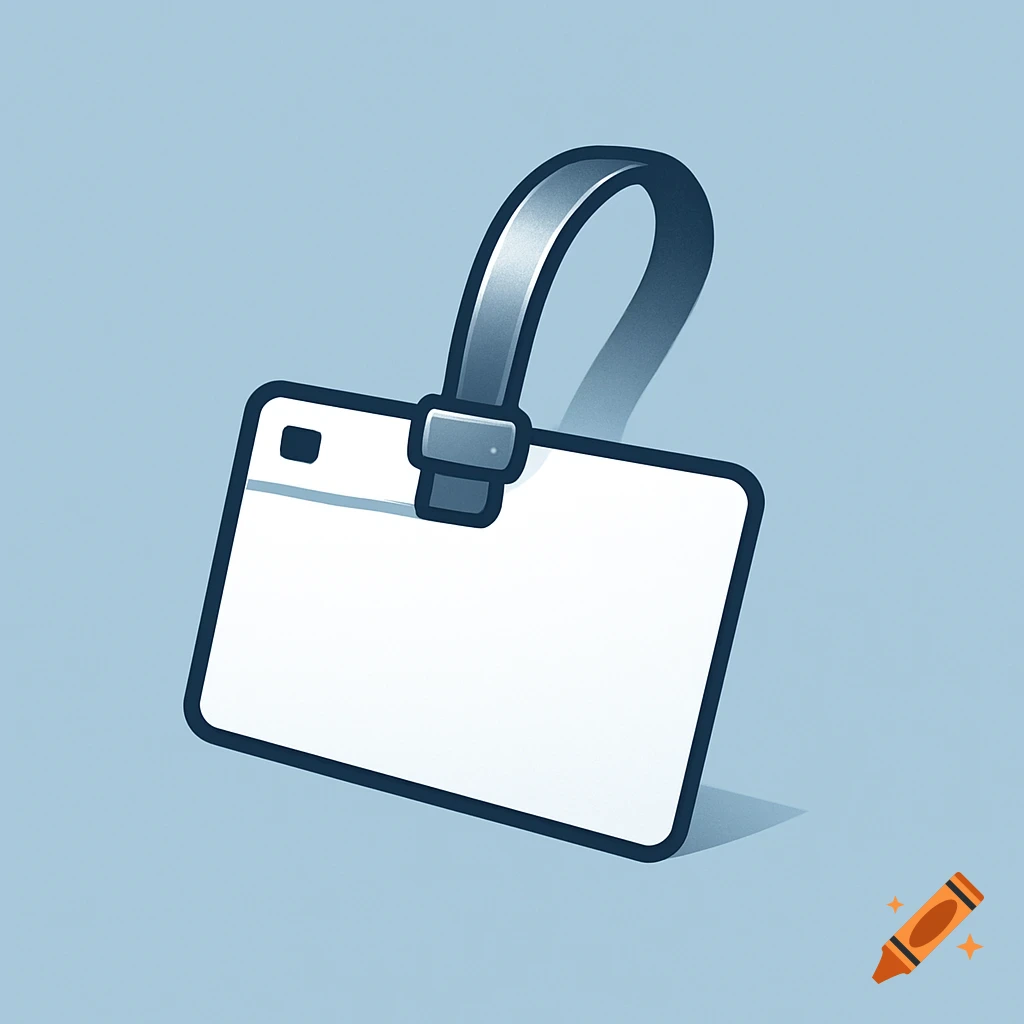 A minimalist logo icon showing a white browser tab held up by a dark gray suspender on a light blue background.