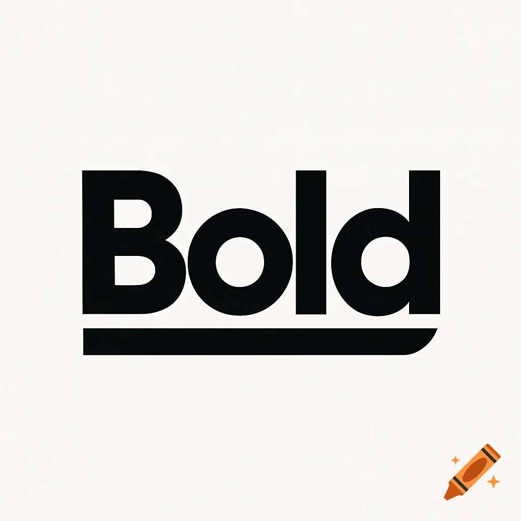 A black logo displaying the word "Bold" in a sans-serif font, underlined, against a white background.