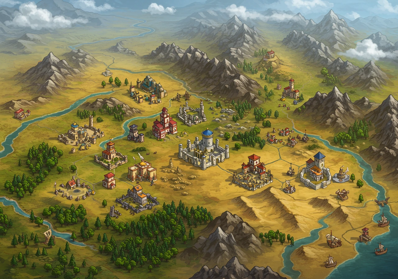 Strategy game criado no Craiyon