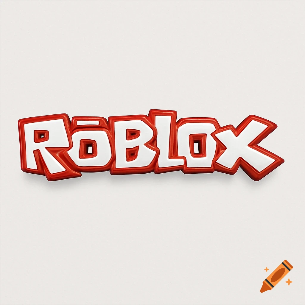 The red and white Roblox logo from 2012 against a light gray background.
