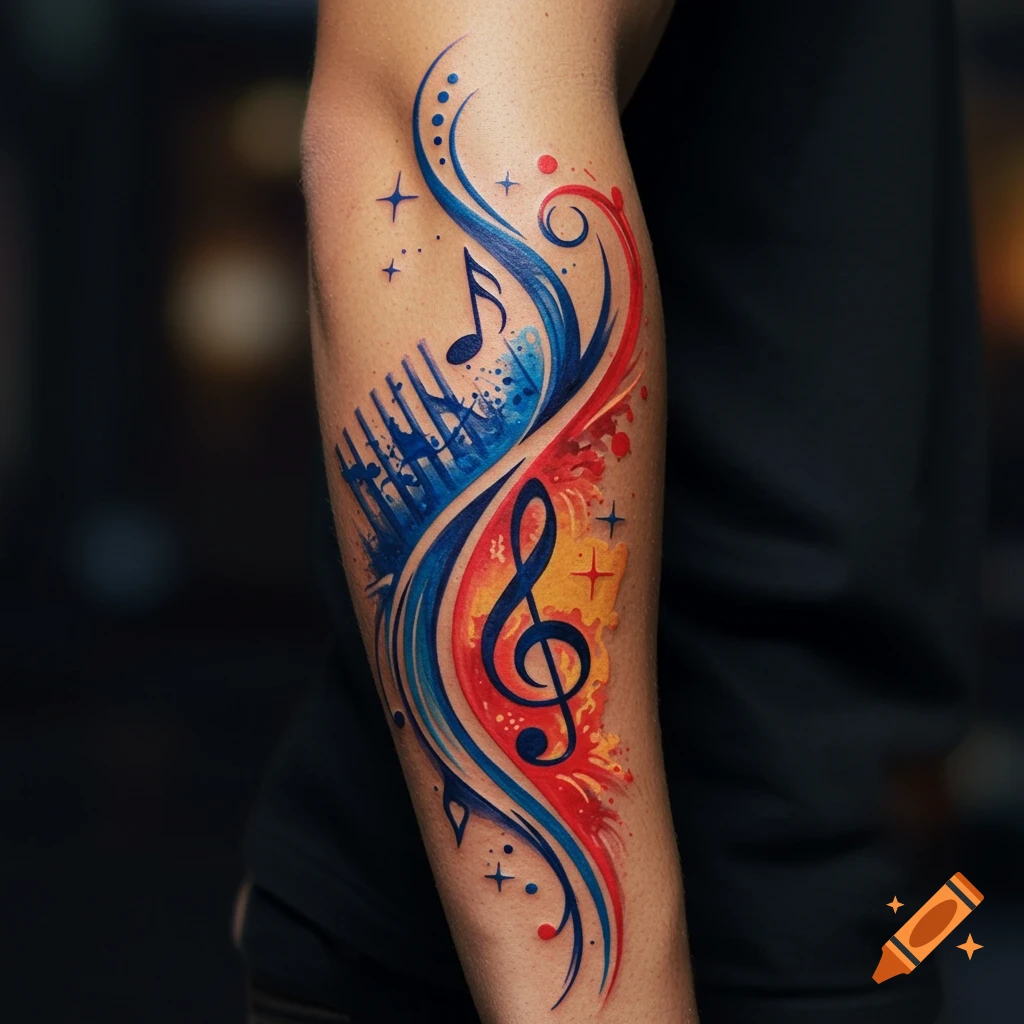 Portrait Man with beard and tattoos, hummingbird bird Watercolor Painting  by Olga Lionart | Saatchi Art Puerto Rico, image size:1024x1024