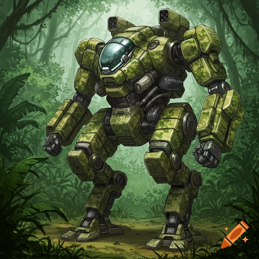 Battletech Locust created on Craiyon, image size:1024x1024