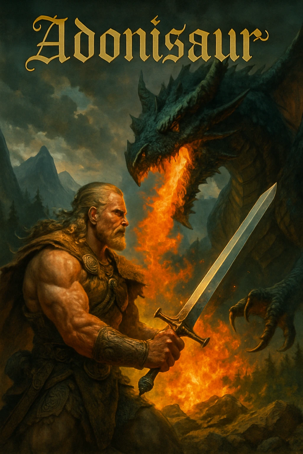 Barbarian created on Craiyon
