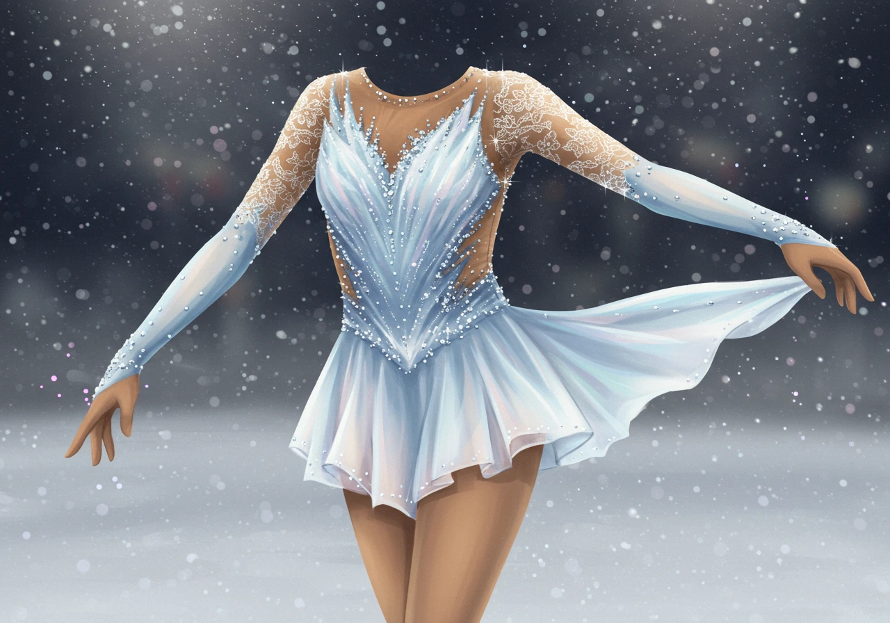 Figure skating creado en Craiyon