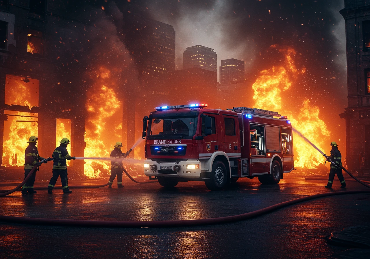 Firefighting creado en Craiyon