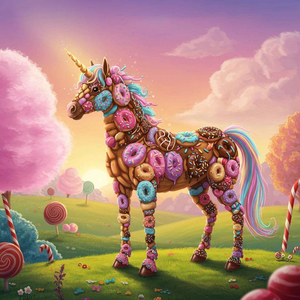 Unicorn criado no Craiyon