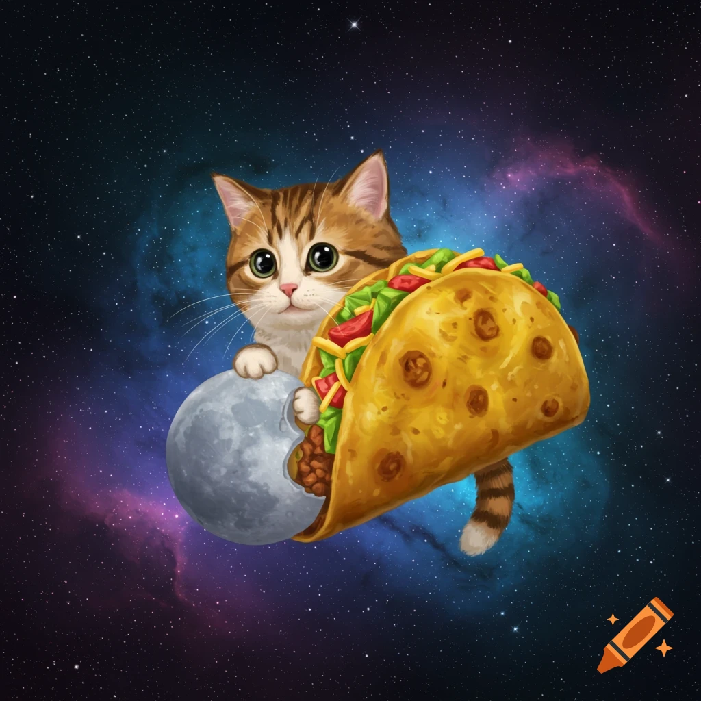 Cowboy Cat on Mars Eating Pickles created on Craiyon, image size:1024x1024