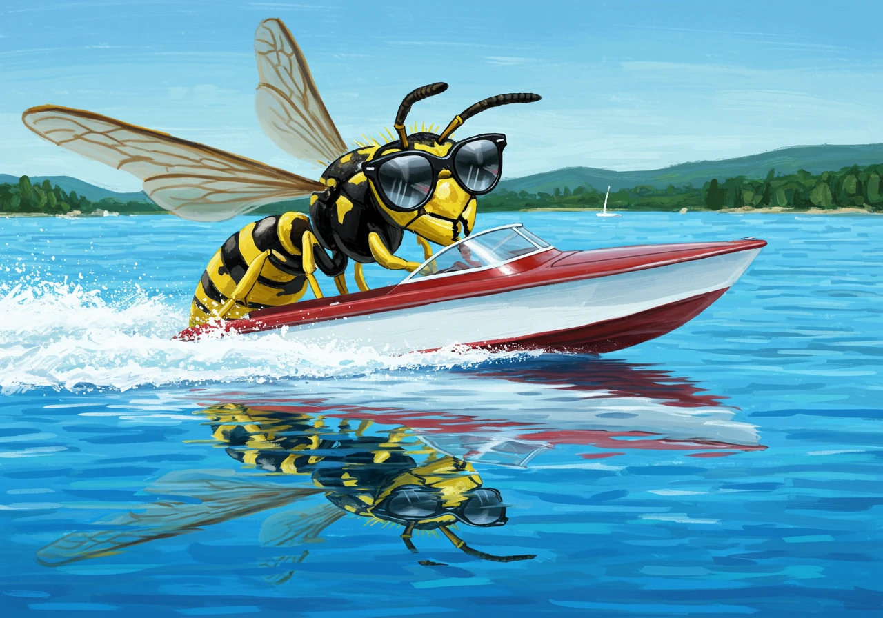 Boating erstellt auf Craiyon