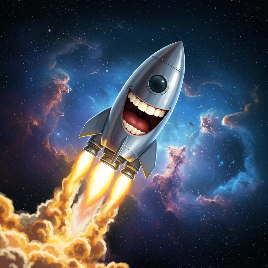 Rocket created on Craiyon
