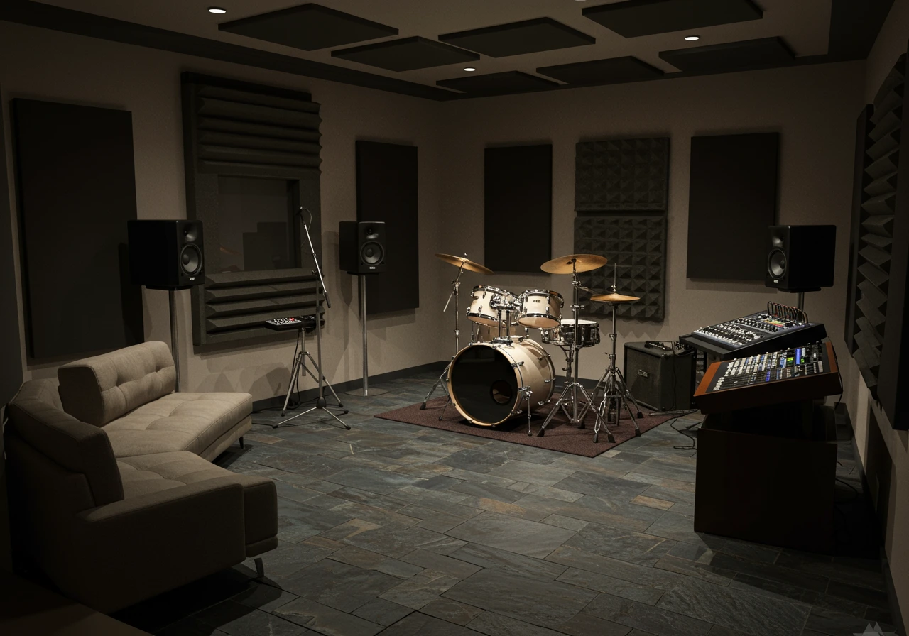 Music studio créé sur Craiyon