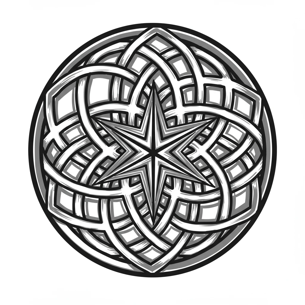 Geometric design creado en Craiyon