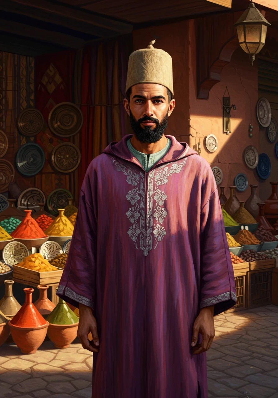 Moroccan culture criado no Craiyon