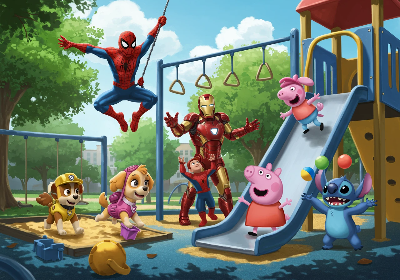 Children's entertainment criado no Craiyon