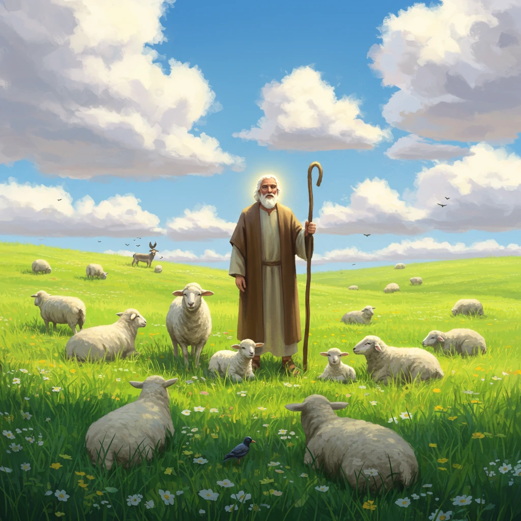 Pastoral creado en Craiyon