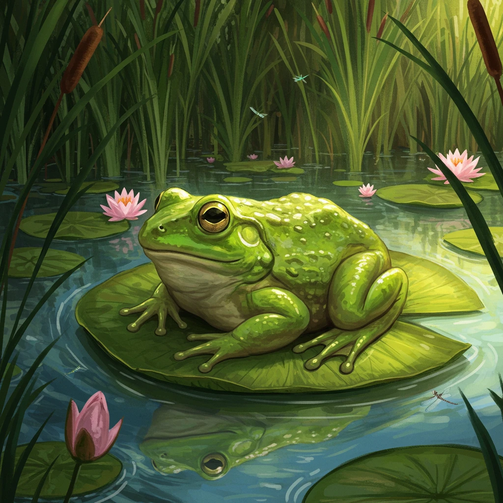 Frog creado en Craiyon