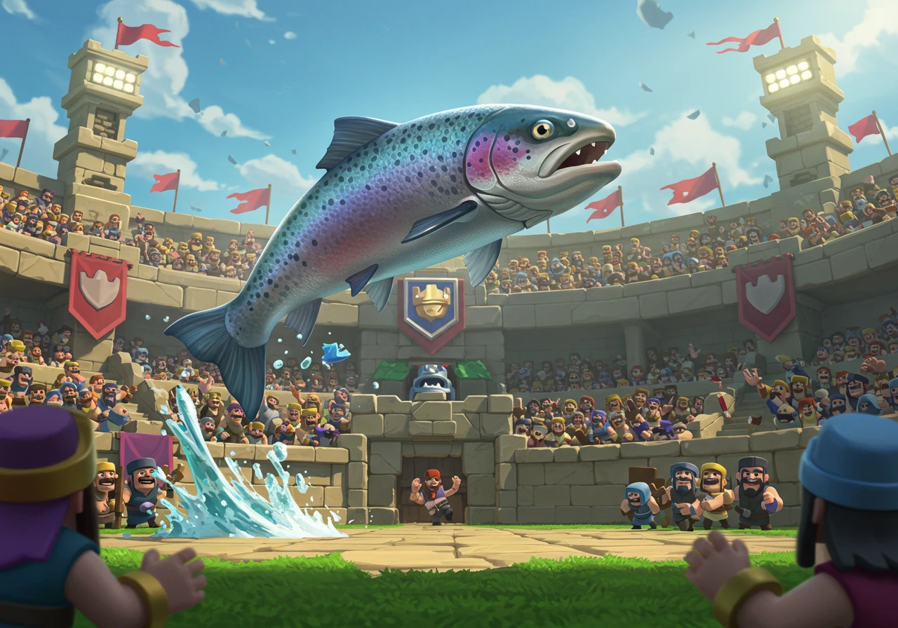 Clash royale créé sur Craiyon