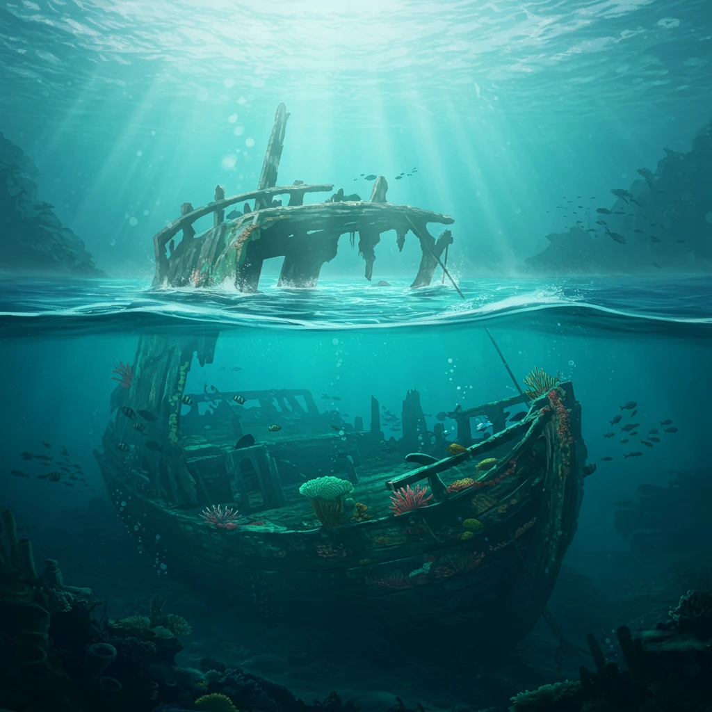 Shipwreck creado en Craiyon