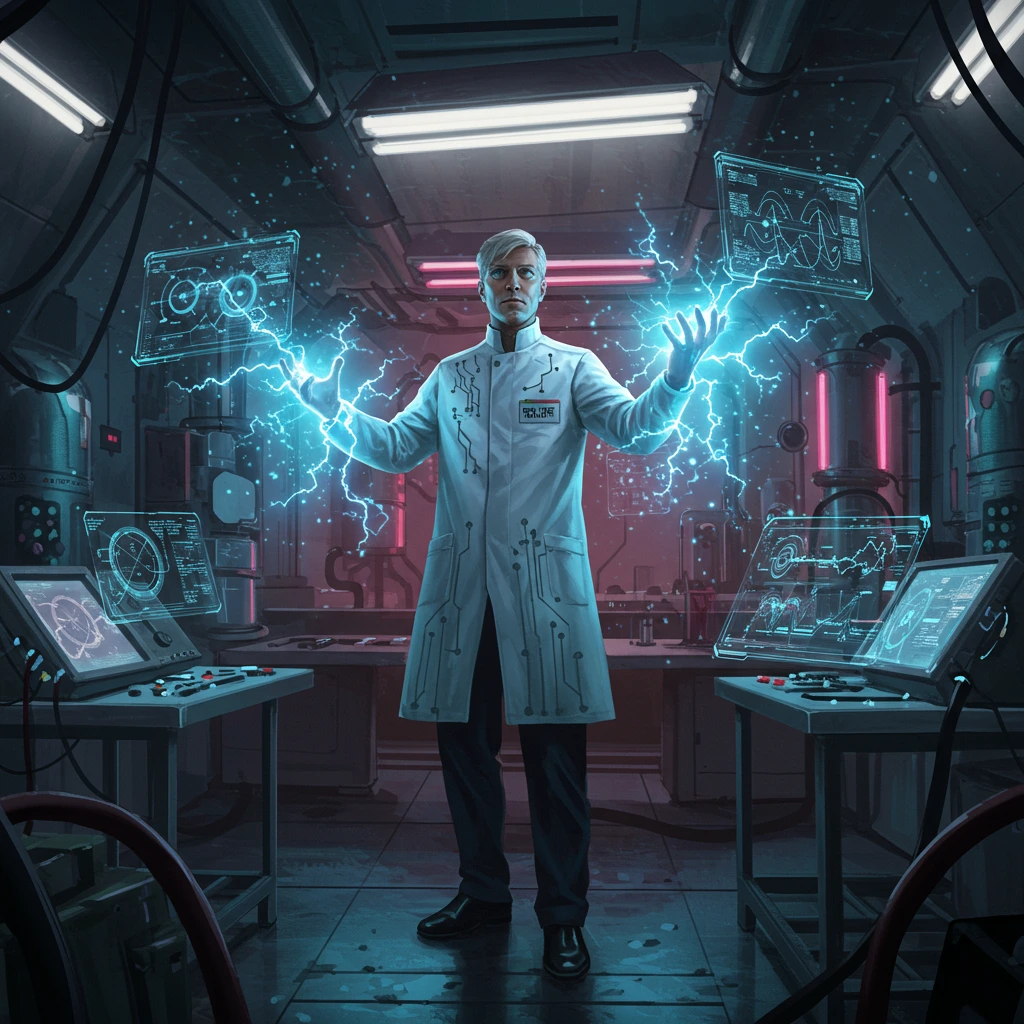 Scientist erstellt auf Craiyon