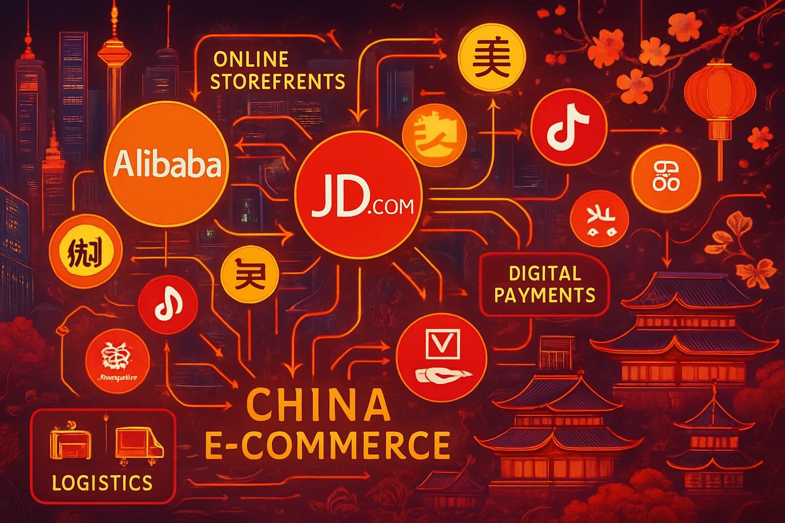 E-commerce erstellt auf Craiyon