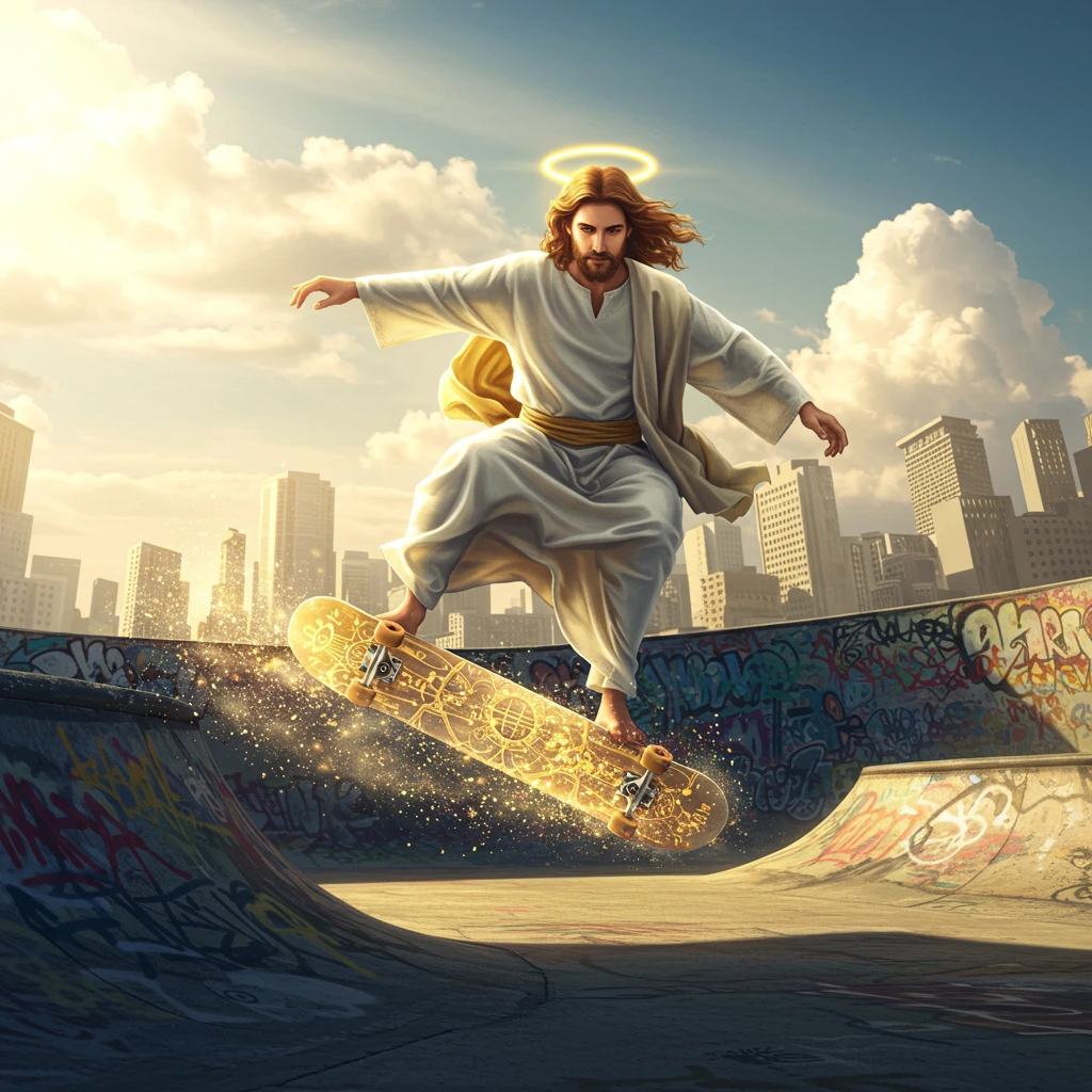 Skateboarding créé sur Craiyon