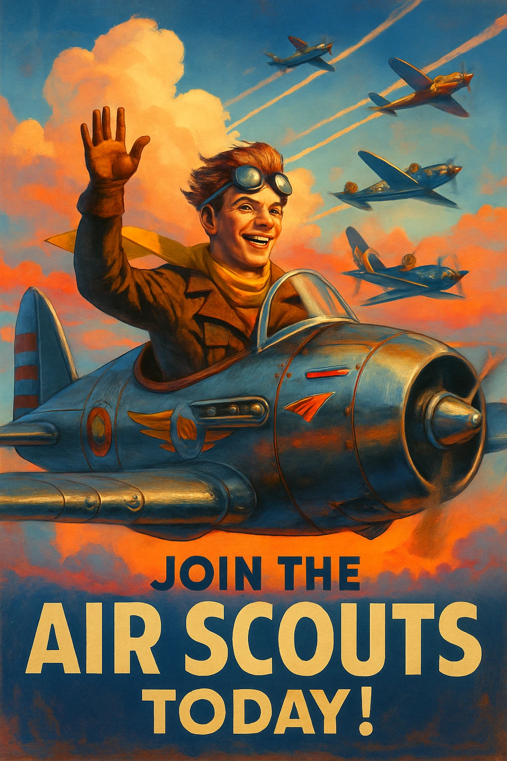 Vintage poster erstellt auf Craiyon