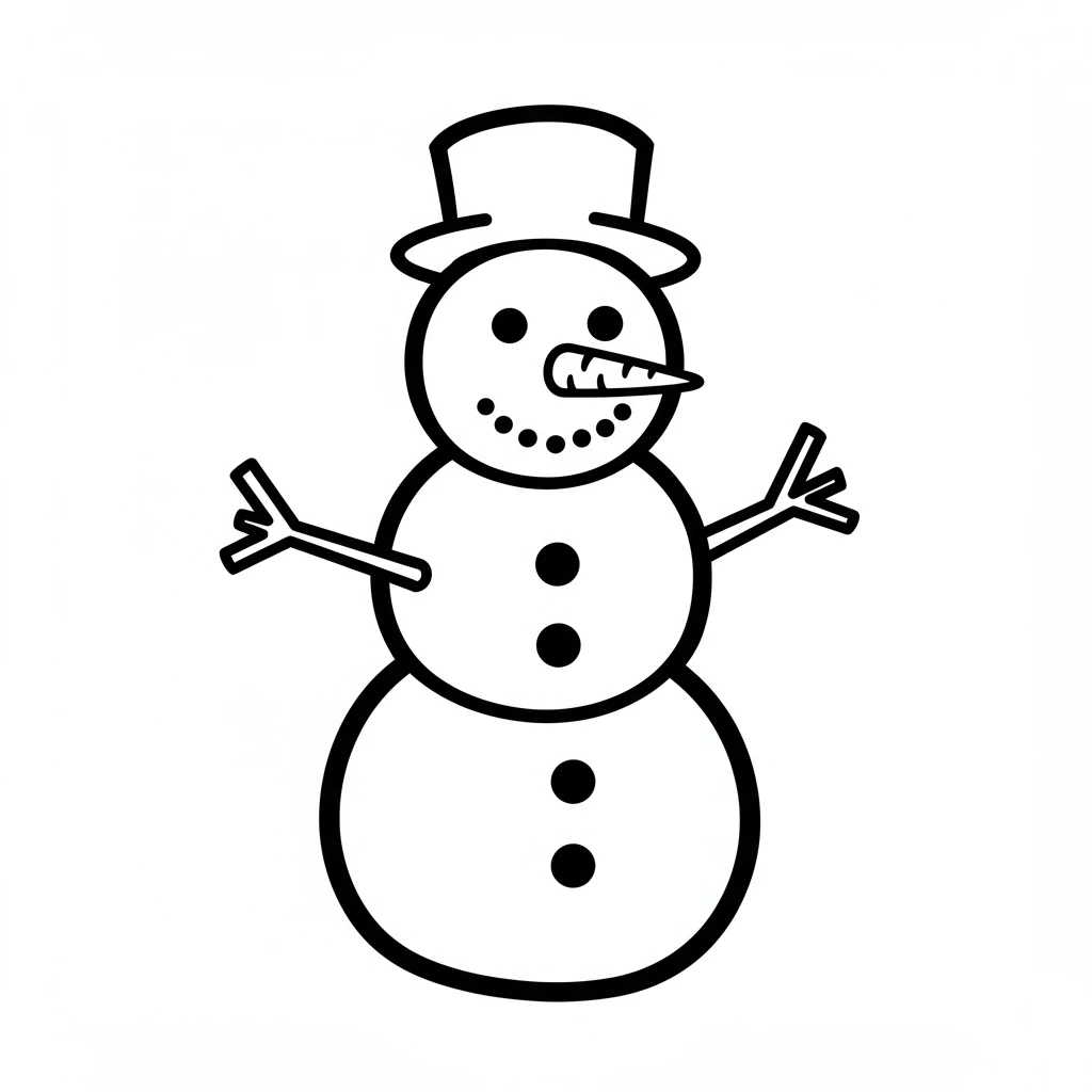 Snowman erstellt auf Craiyon