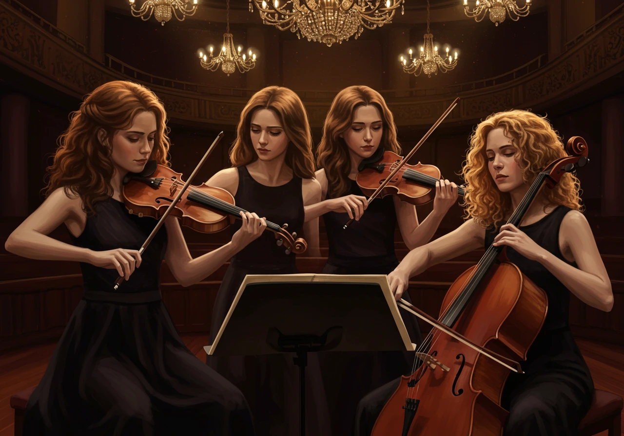 Classical music erstellt auf Craiyon