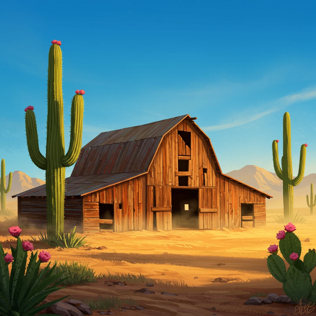 Cactus creado en Craiyon