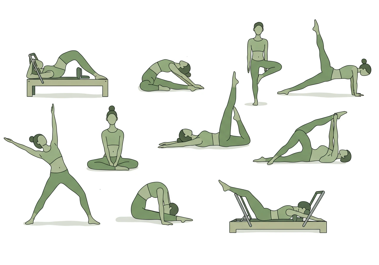 Pilates creado en Craiyon