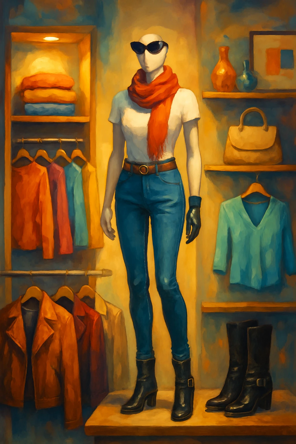 Mannequin creado en Craiyon