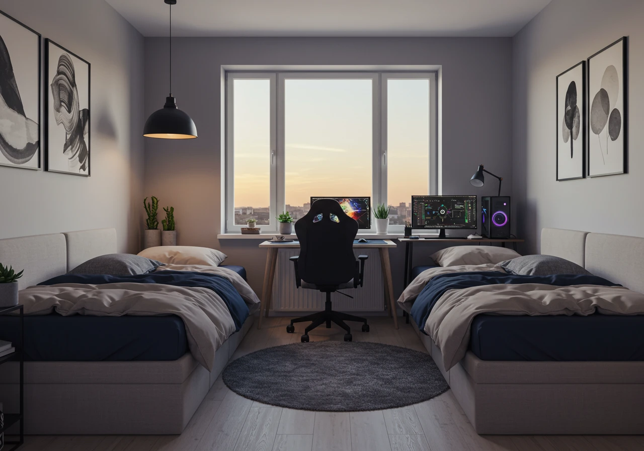 Gaming setup créé sur Craiyon