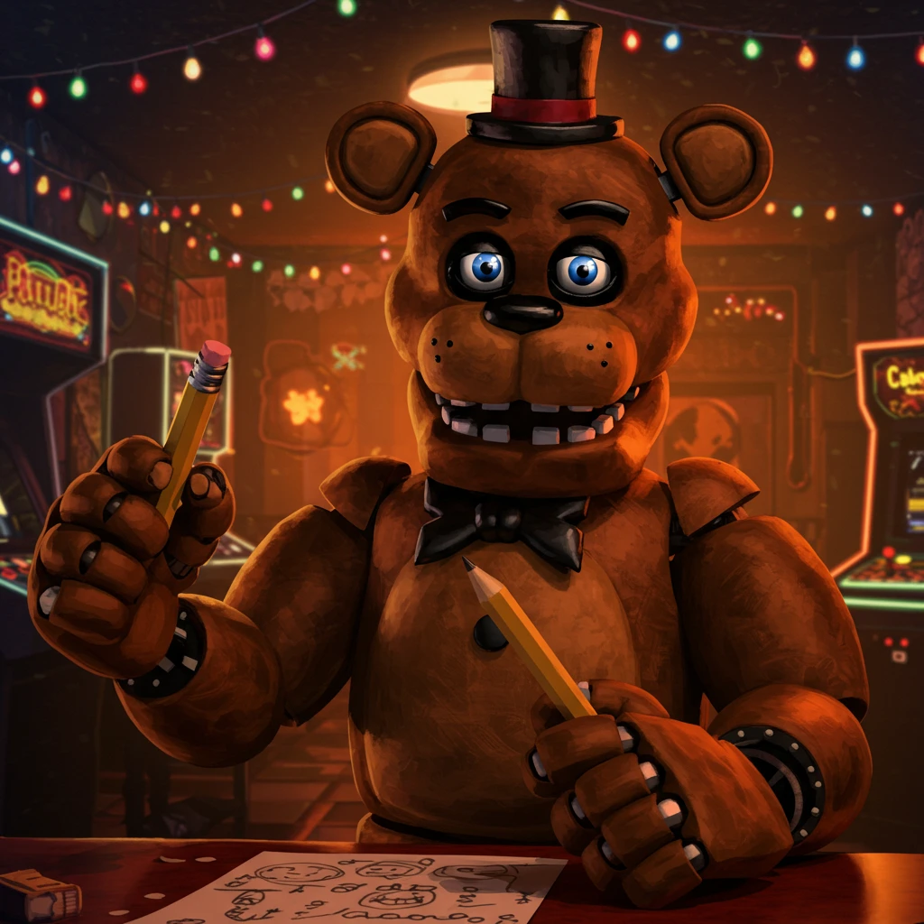 Five nights at freddys creado en Craiyon
