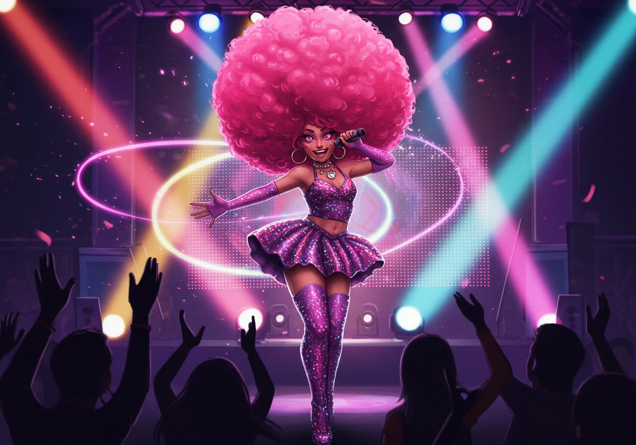 Stage performance criado no Craiyon