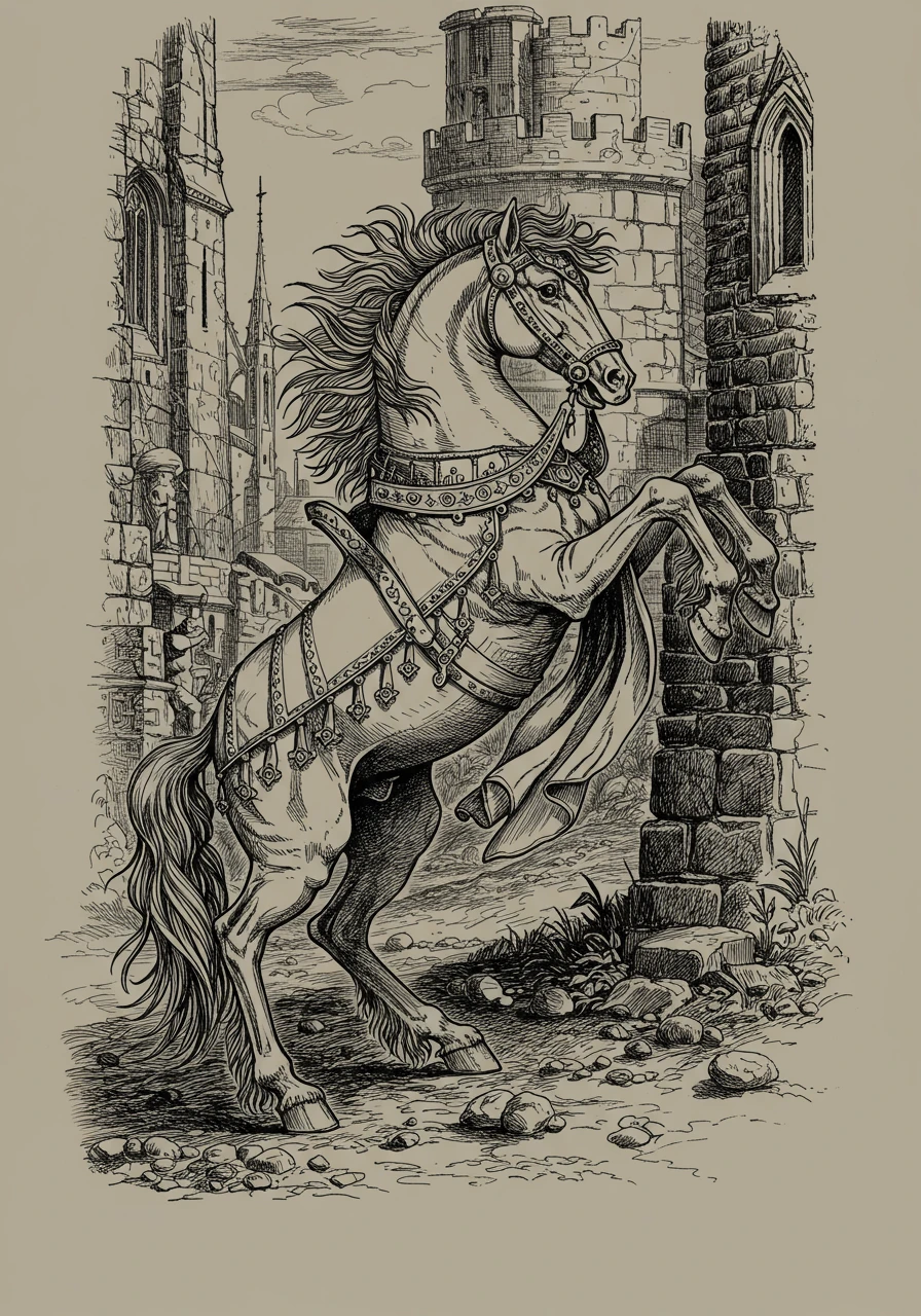 Horse criado no Craiyon
