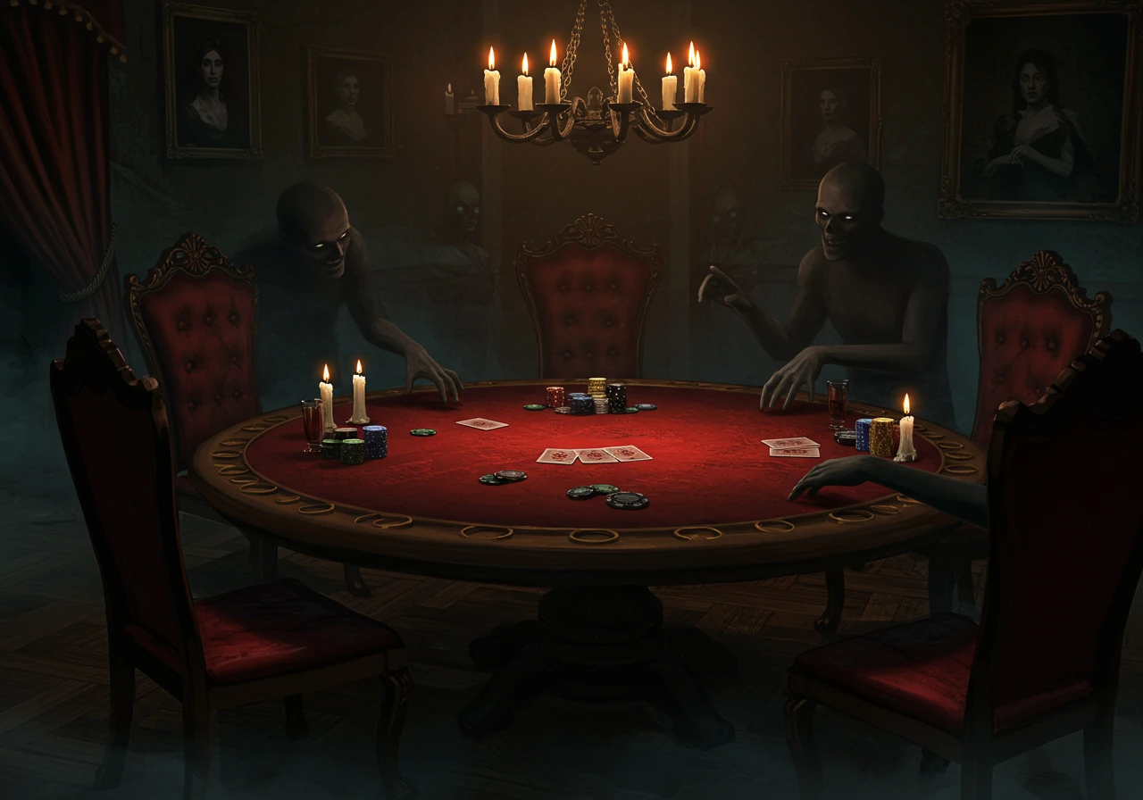 Poker creado en Craiyon