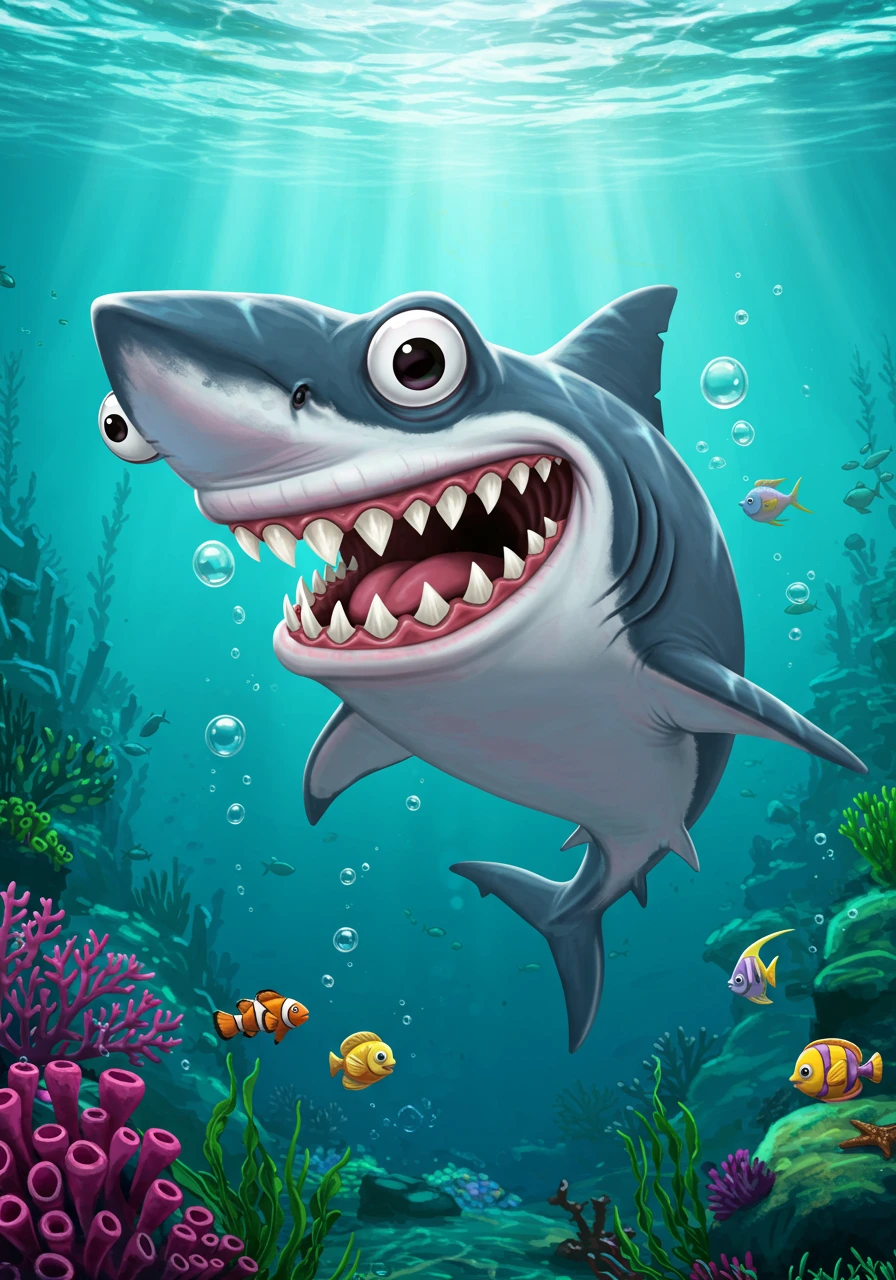 Shark créé sur Craiyon