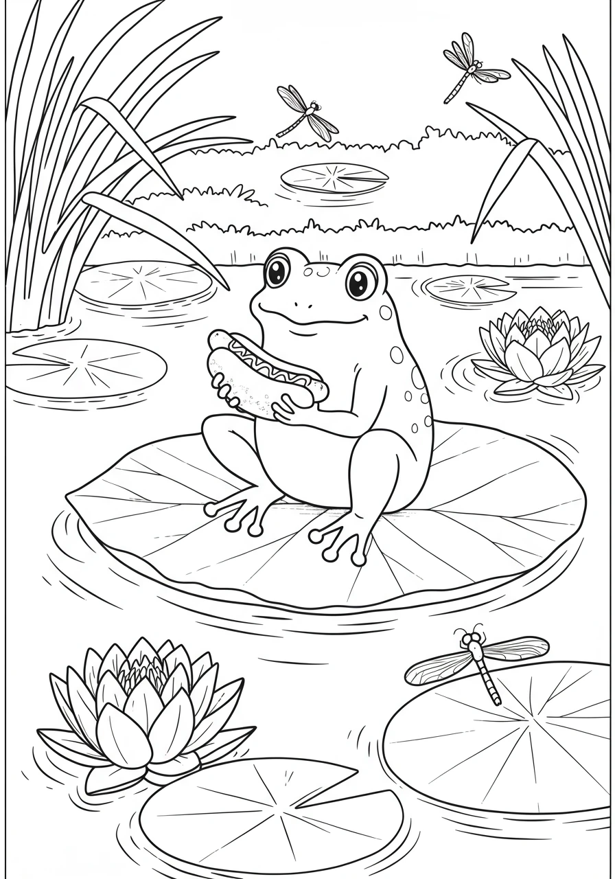 Coloring book creado en Craiyon