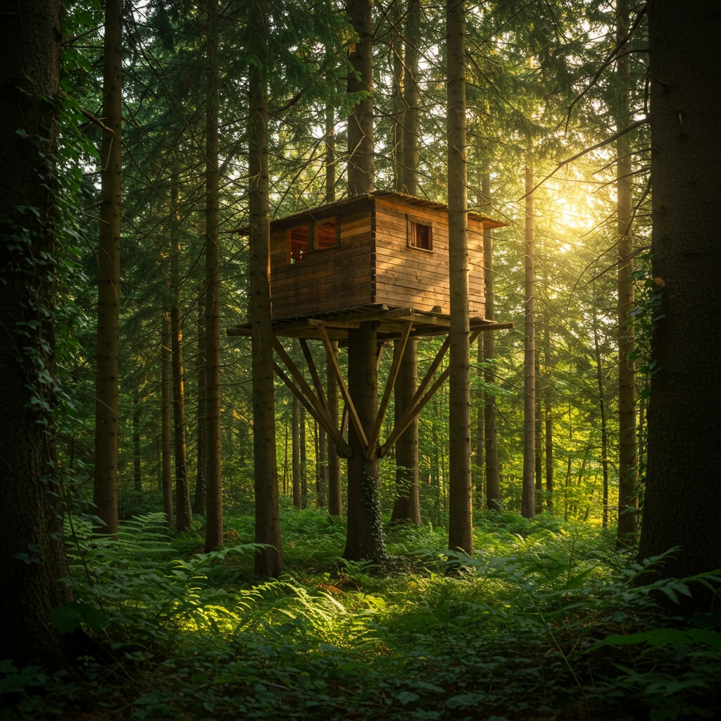 Treehouse creado en Craiyon