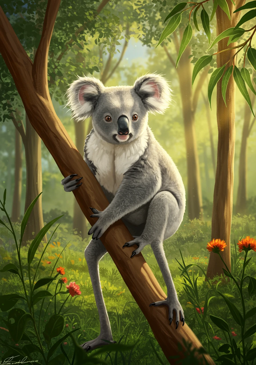 Koala creado en Craiyon