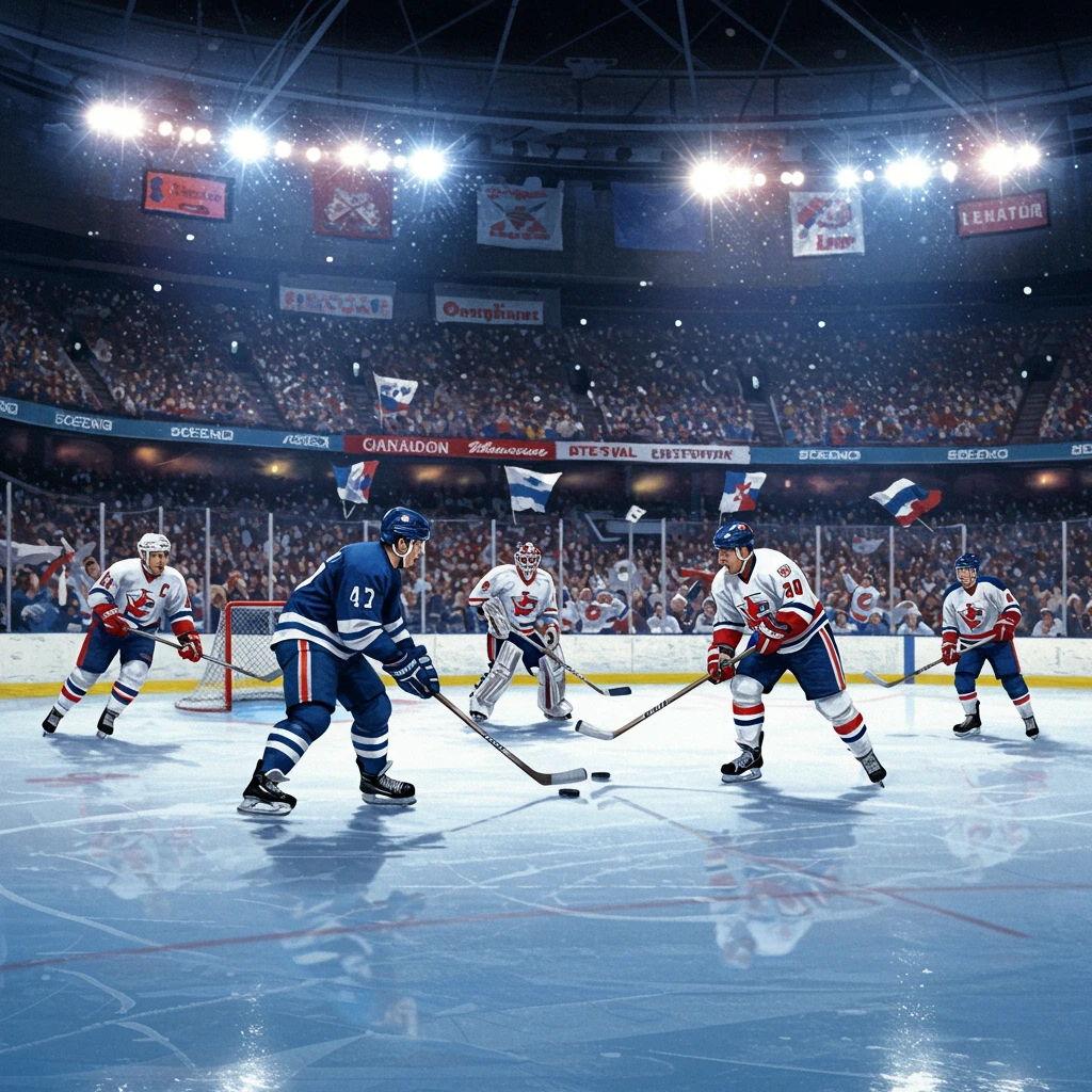Ice hockey criado no Craiyon