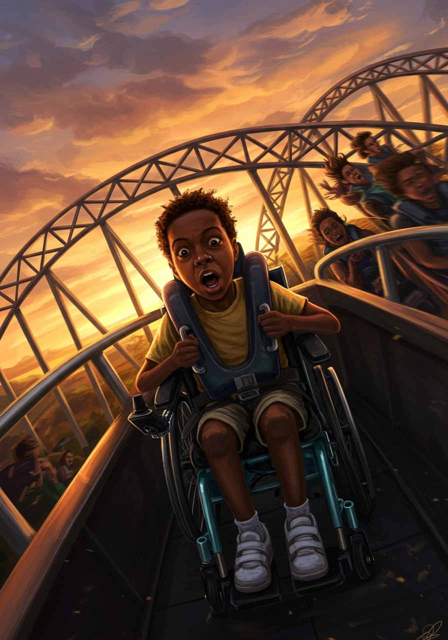 Rollercoaster créé sur Craiyon