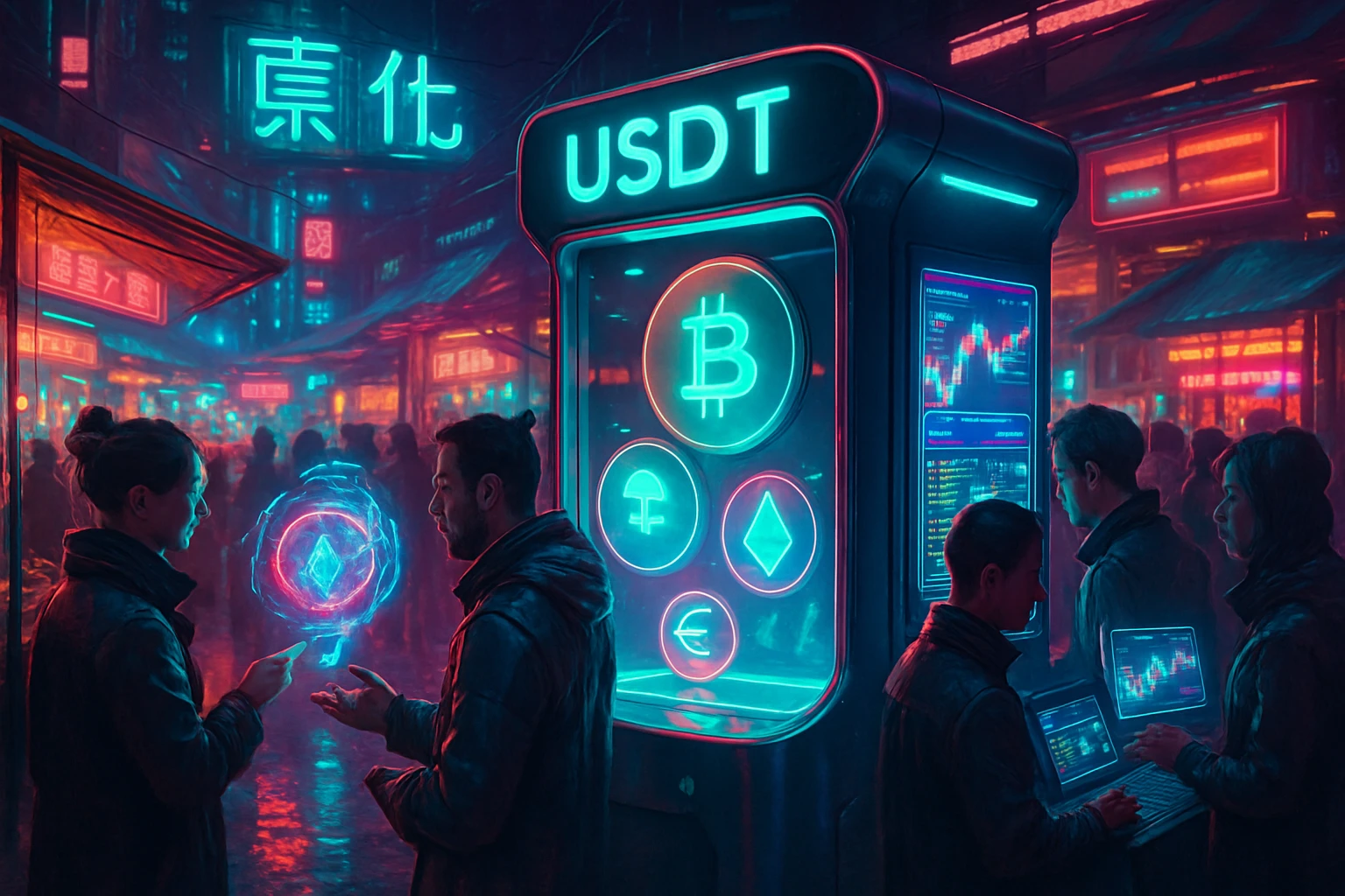 Cryptocurrency créé sur Craiyon
