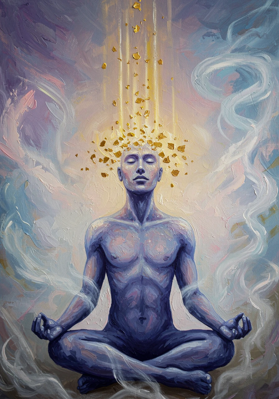 Spiritual art erstellt auf Craiyon