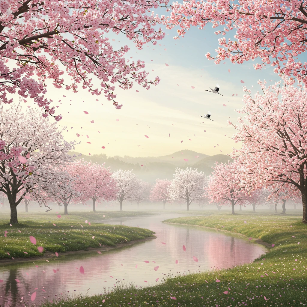 Cherry blossoms erstellt auf Craiyon